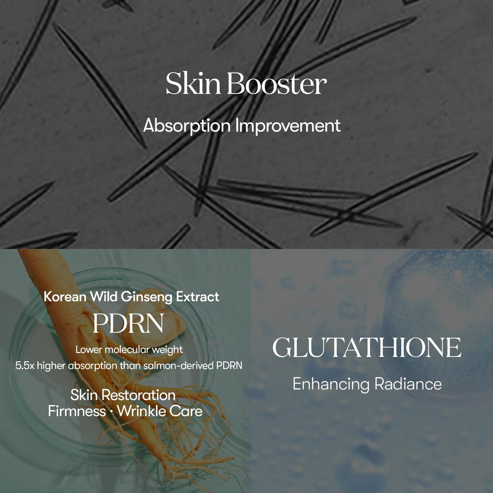 Brillance et élasticité potentielles grâce au PDRN Reedle Shot sur votre peau.