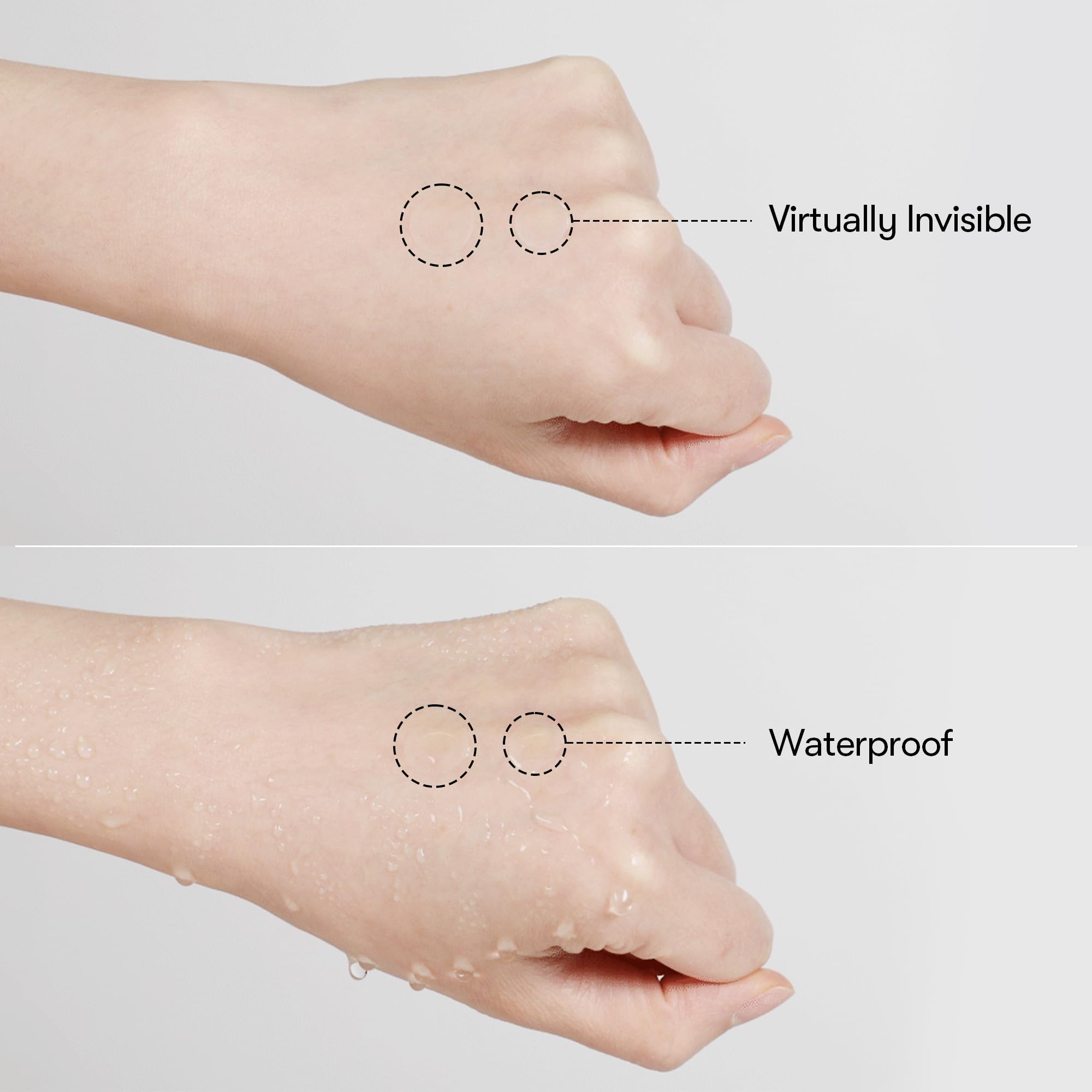 Pansement hydrocolloïde transparent VT COSMETICS, adhérence discrète et durable.