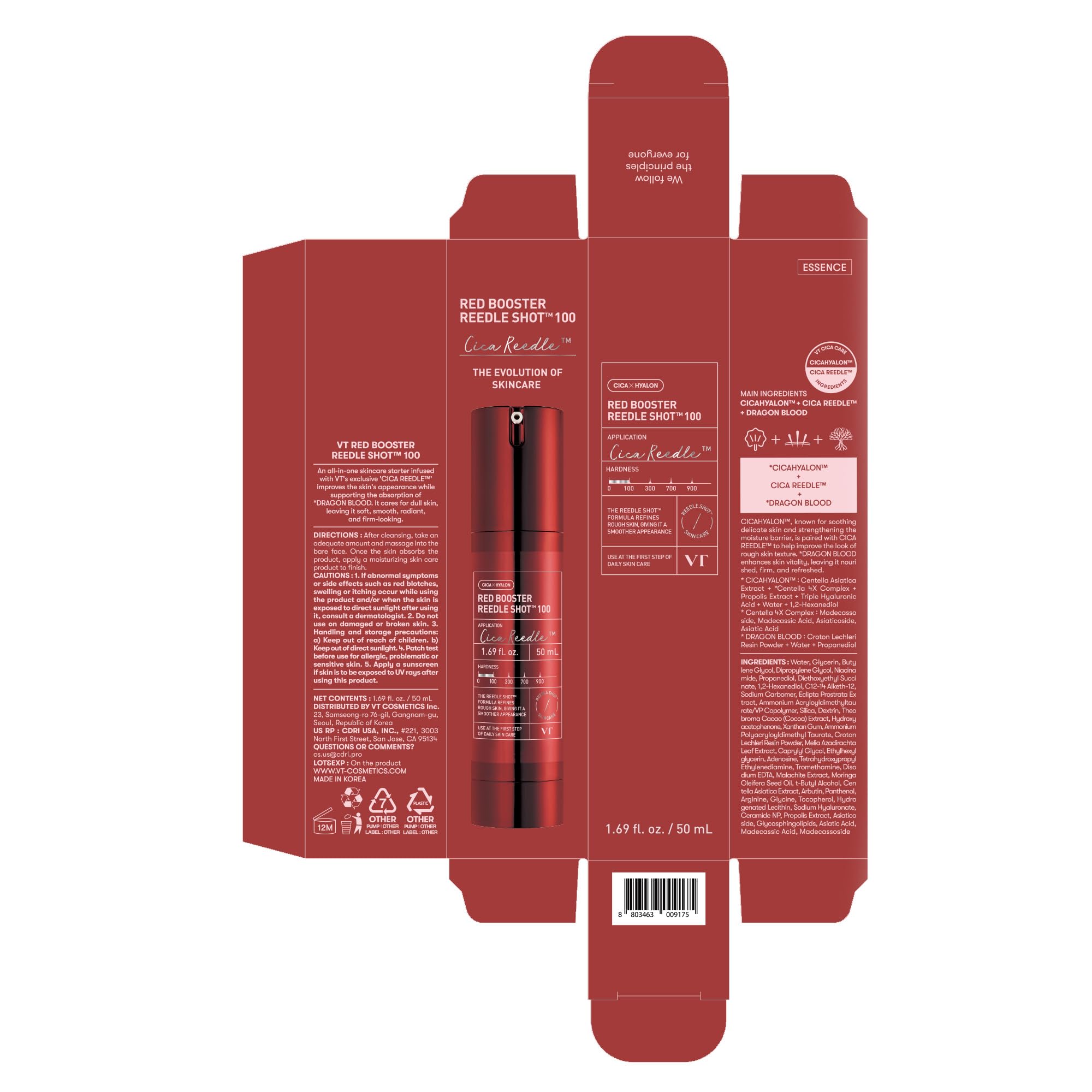 VT COSMETICS Reedle Shot soin-cuir-chevelu-exosome: microneedling apaisant pour un cuir chevelu revitalisé.