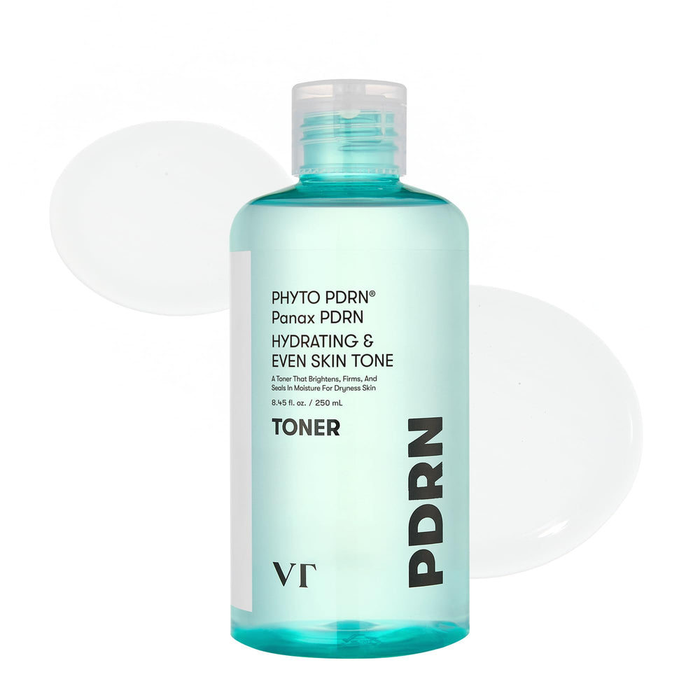 VT COSMETICS PDRN Toner – bouteille PDRN pour hydratation apaisante.