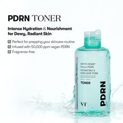 VT COSMETICS Toner – brume hydratante rafraîchissante sur la peau.
