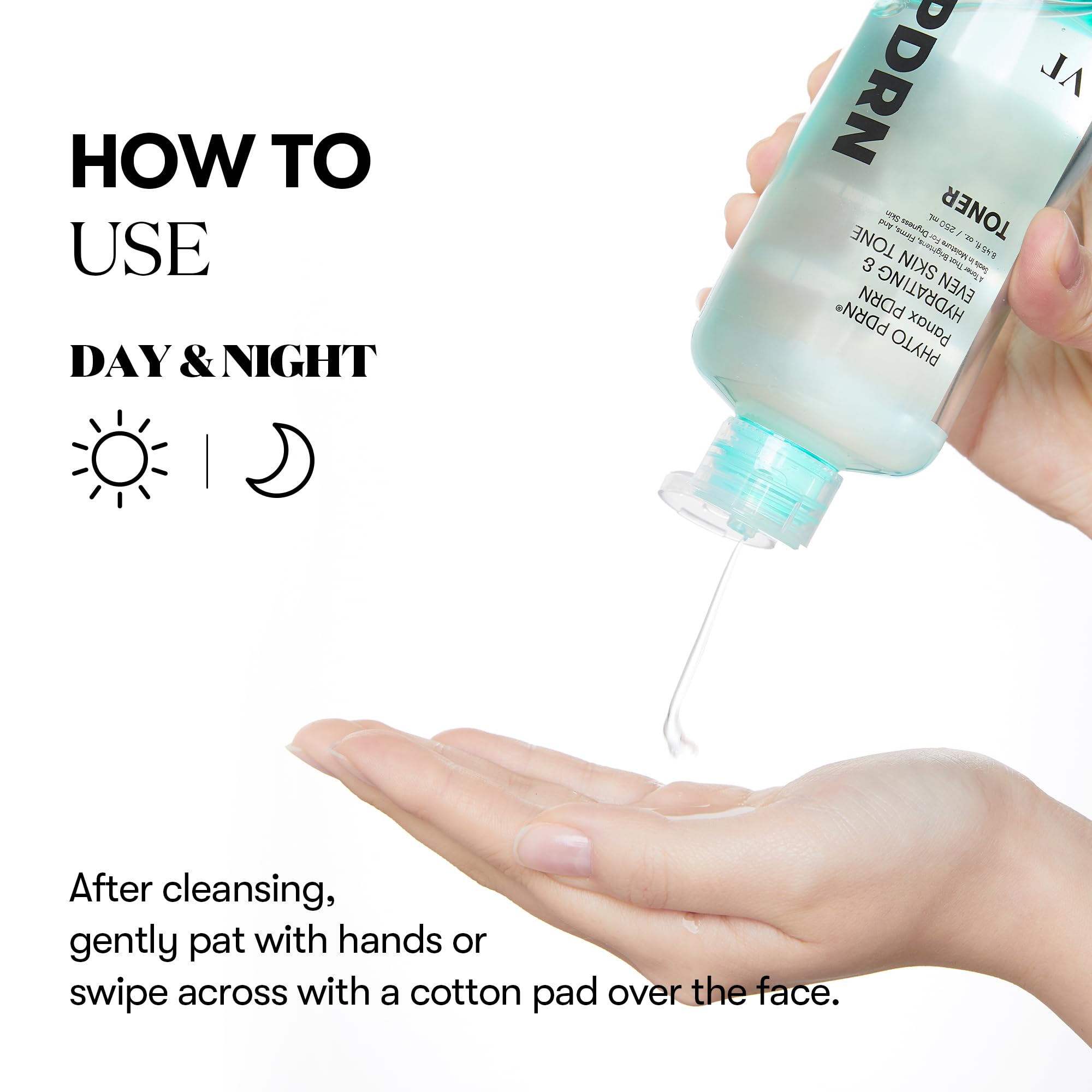 VT COSMETICS Toner – usage quotidien comme tonique et brume rafraîchissante.