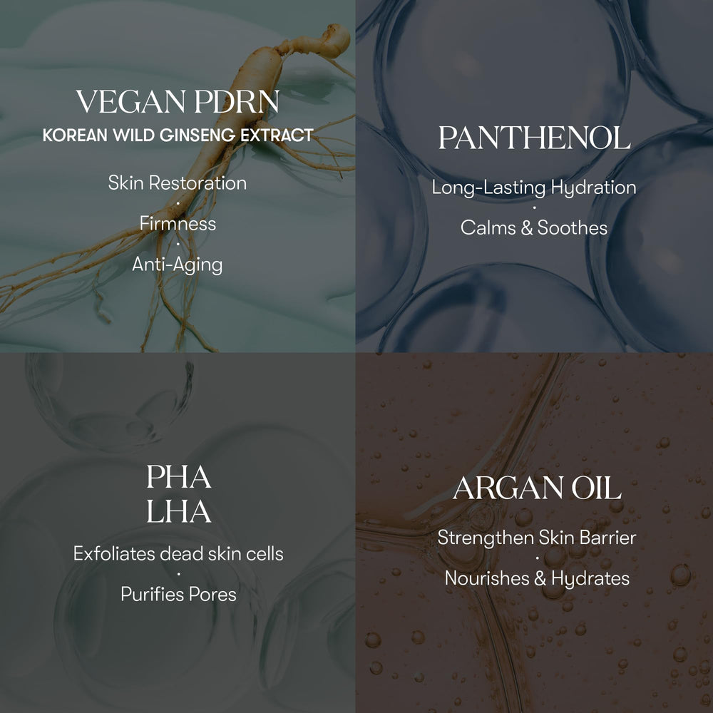 PDRN vegan et huiles végétales nourrissantes pour la peau