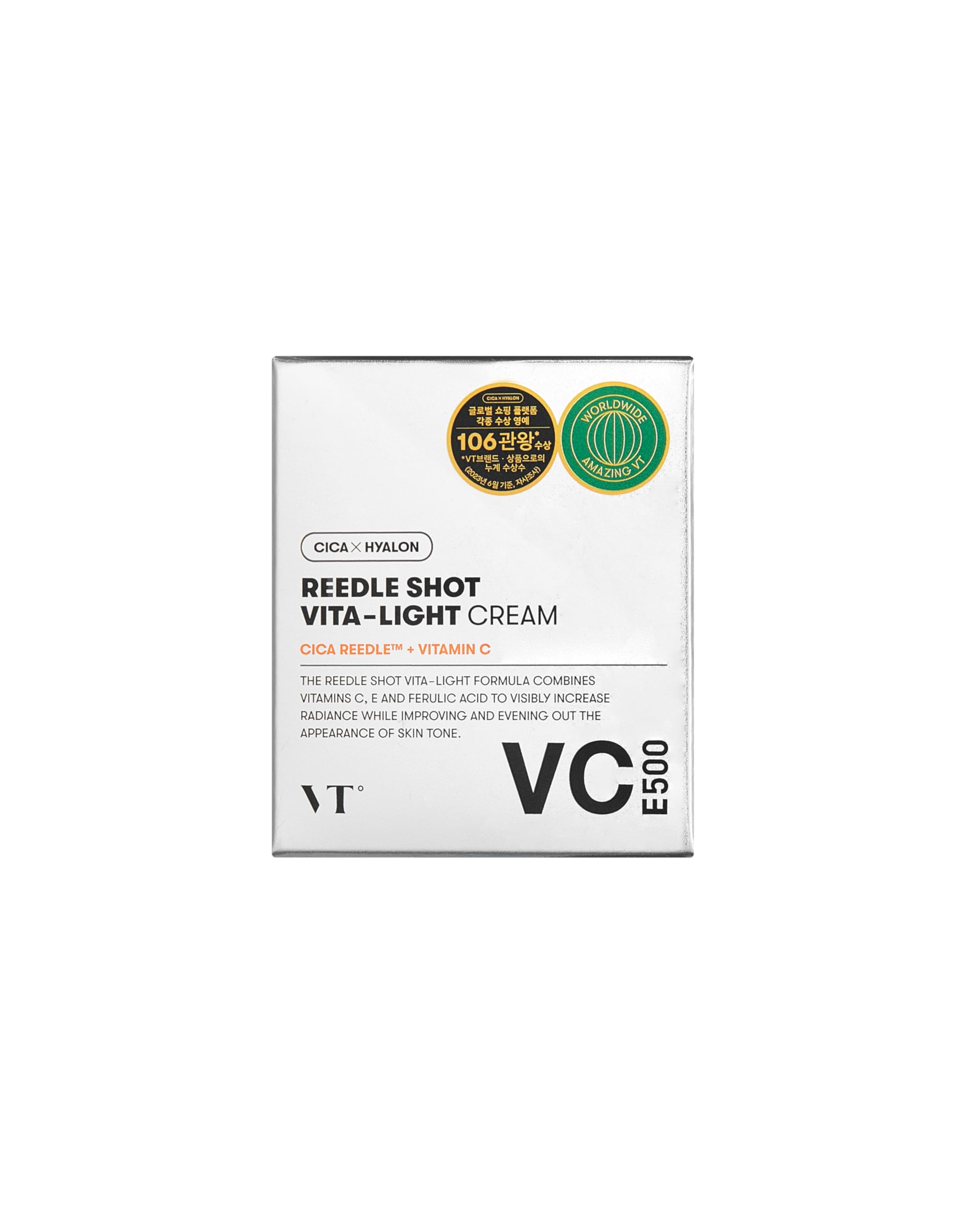 VT COSMETICS Vita-Light Crème: peau plus lumineuse et éclatante grâce à la formule.
