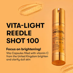 VT COSMETICS Vita-Light Reedle Shot – capsules vitamine C, teint lumineux et uniforme.
