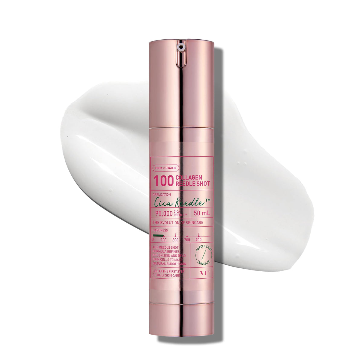 VT COSMETICS Collagène Reedle Shot en bouteille 50 ml pour hydratation en profondeur.
