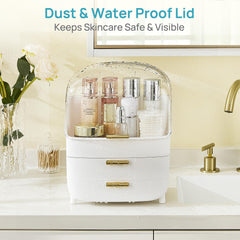 Vtopmart tiroirs coulissants; rangement pratique pour outils beauté et coton.