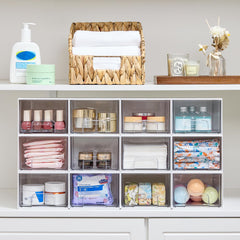 Organisateur transparent Vtopmart pour repérer rapidement les produits sur plan de travail.
