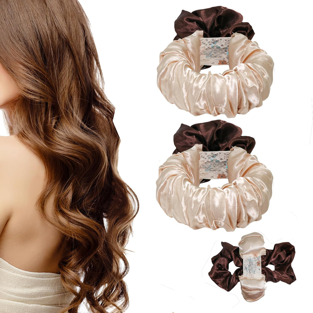 VTZNOJ bandeau-coiffure sans chaleur pour des boucles volumineuses nocturnes