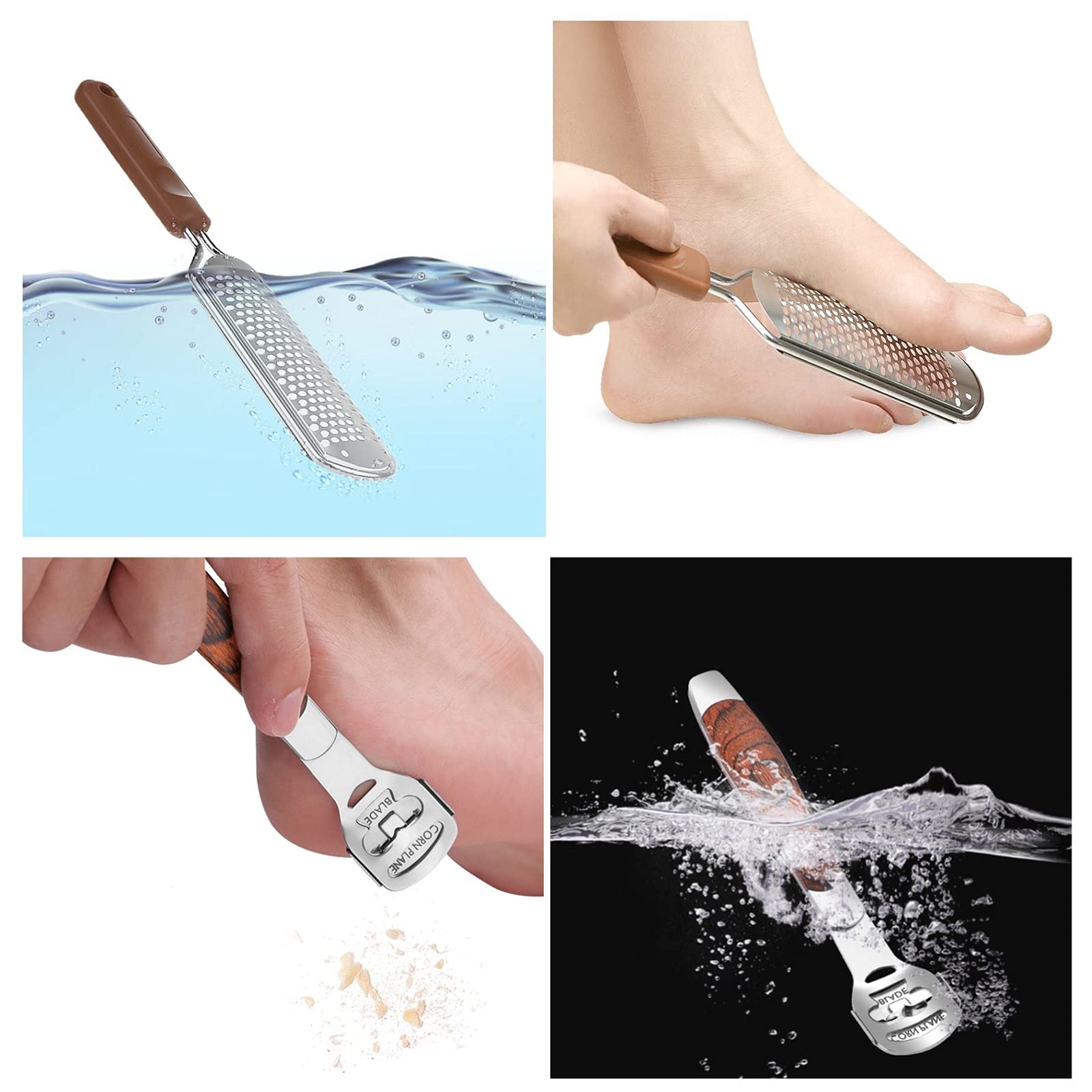 Kit pédicure à domicile Vusoset pour pieds doux et soignés.