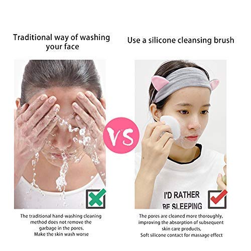 Brosse visage VWMYQ étanche et résistante, idéale pour routine humide.