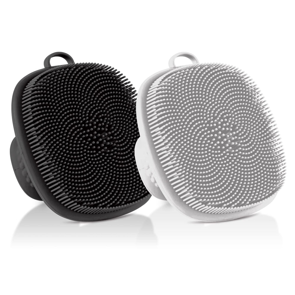 Brosse visage VWMYQ en silicone, lot 2, nettoyage en douceur pour pores moins visibles.