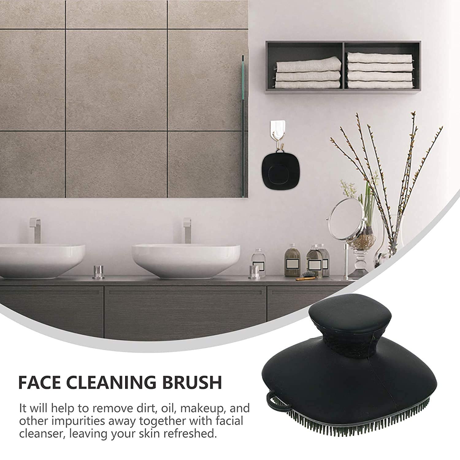 Usage quotidien facilité: brosse visage VWMYQ prête à l'emploi.