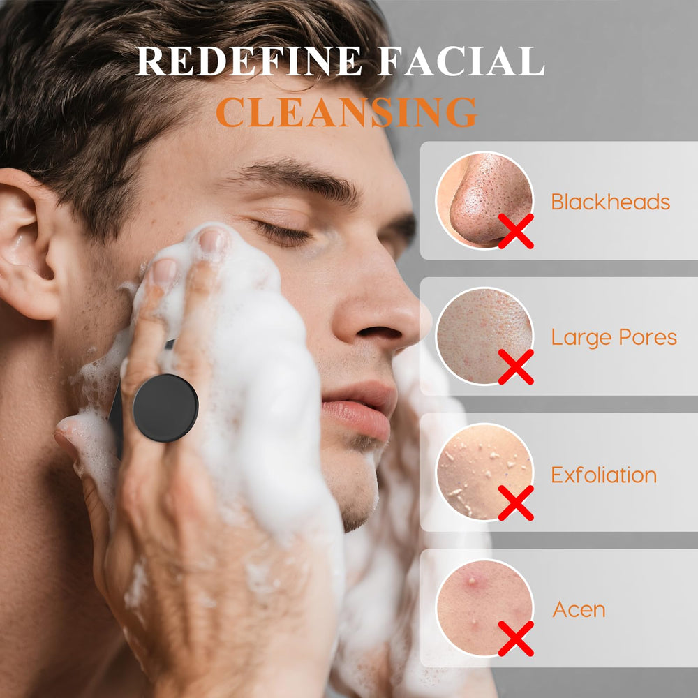 Exfoliation efficace des pores avec la brosse visage silicone VWMYQ.