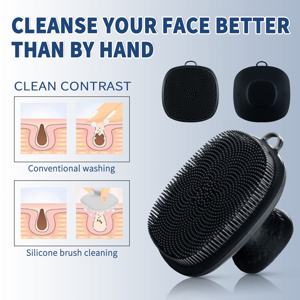 VWMYQ Face Scrubber trou d accroche pratique pour sécher