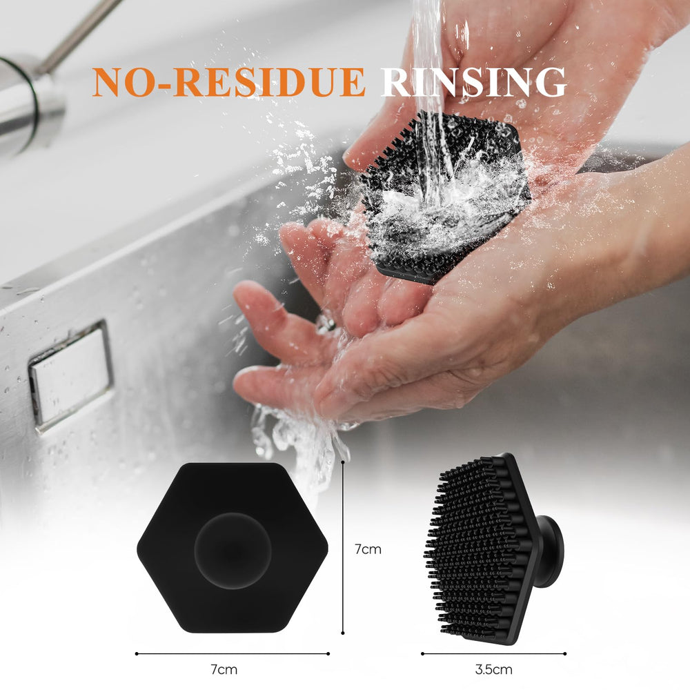 Brosse visage silicone VWMYQ: Séchage rapide et hygiène renforcée.