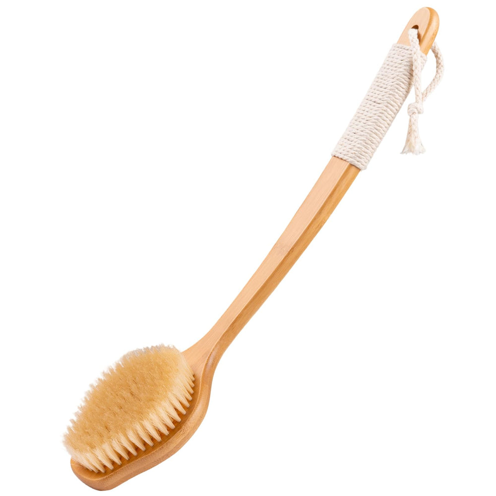 Brosse-dos en bois VWMYQ à courbe, 17 pouces, accès facile au dos.