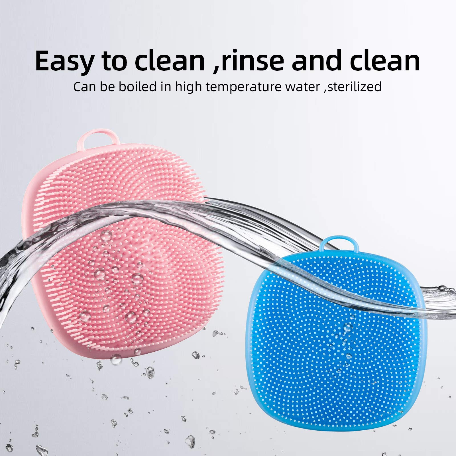 Brosse silicone VWMYQ anti-pores pour peau nette.