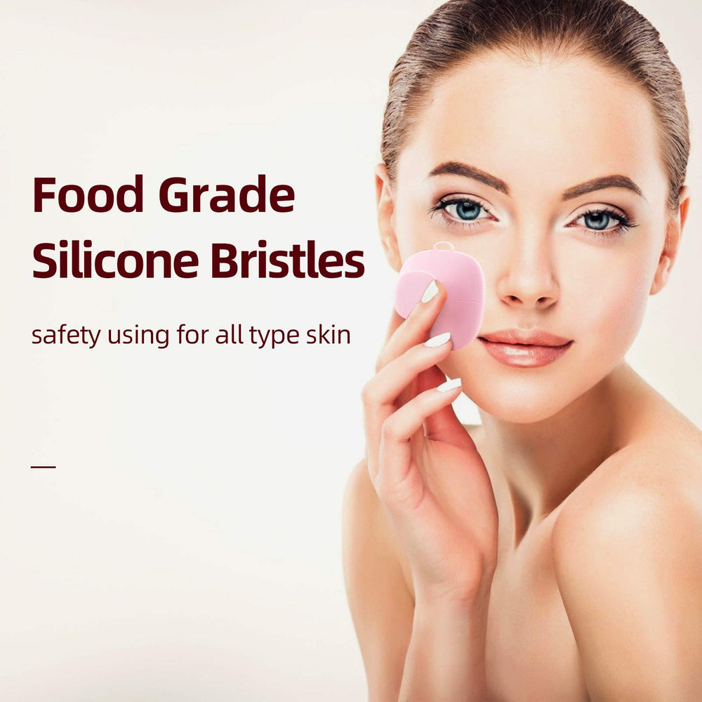 Brosse visage silicone VWMYQ compacte et légère, voyage.