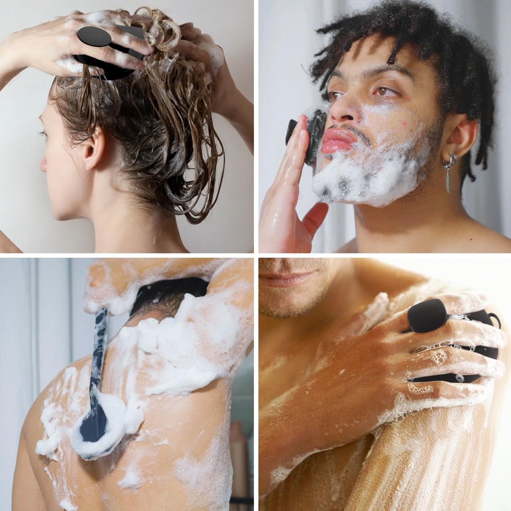 VWMYQ brosse corps en silicone pour exfolier tout le corps