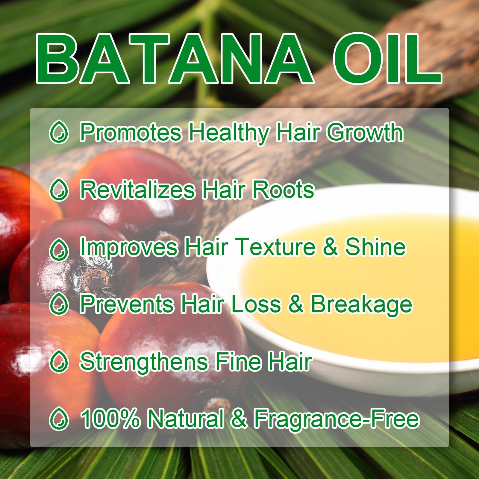 VXHDAG Batana huile - massage cuir chevelu pour hydrater et revitaliser les cheveux