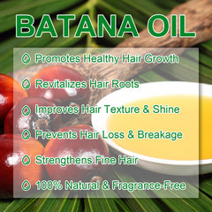 VXHDAG Batana huile - massage cuir chevelu pour hydrater et revitaliser les cheveux