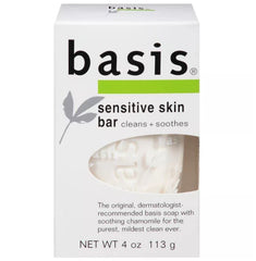 Vxoyo Basis barre nettoyante pour peau sensible, douceur durable et hydratation légère.