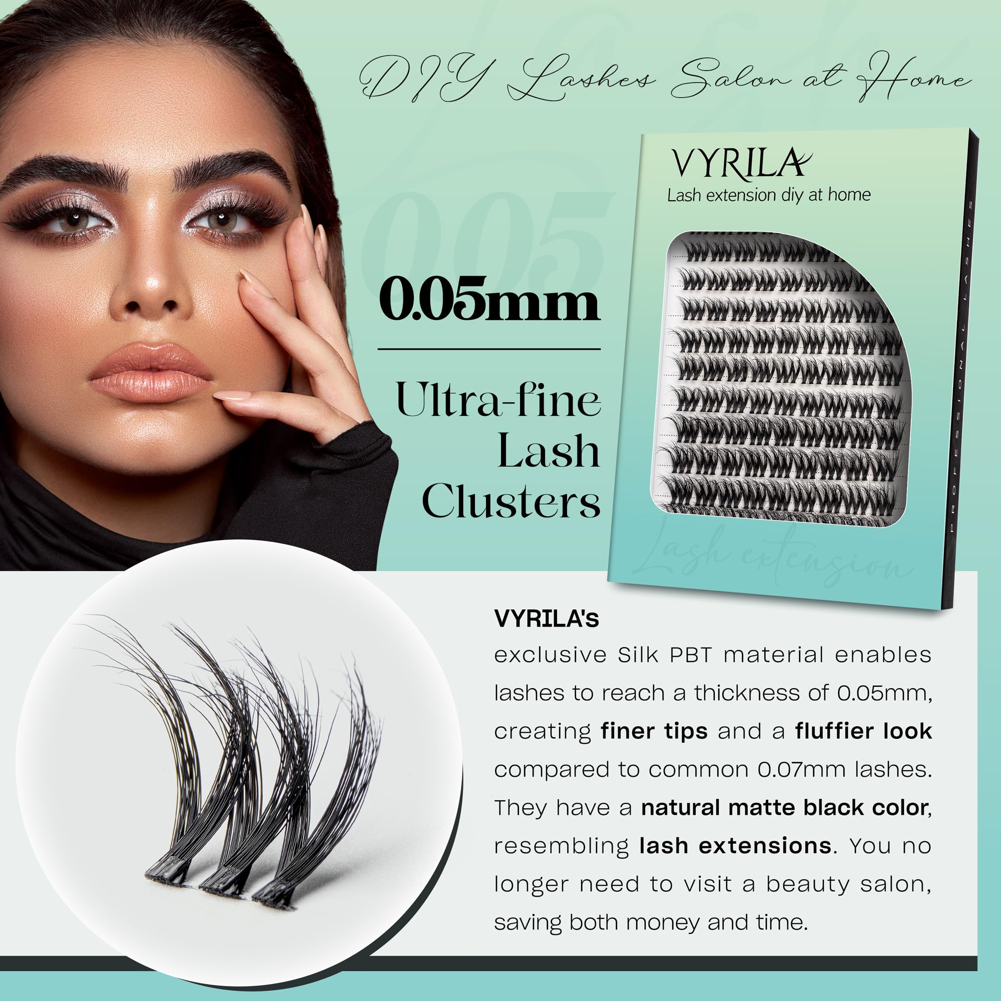 Bande ultra-fine 0,01 mm VYRILA, confort longue durée
