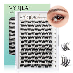 Cils VYRILA grappes 0,05 mm D Curl, effet fluffy durable