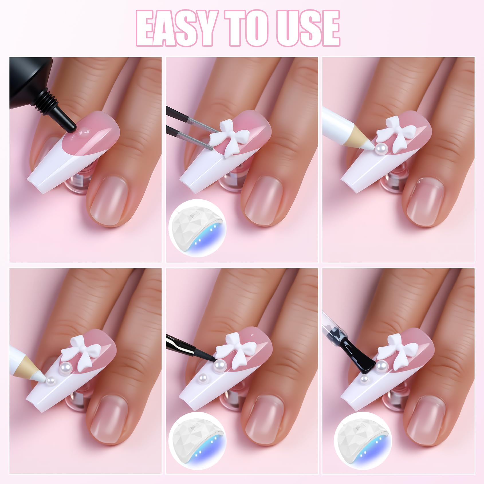 VYNELLE noeuds - motifs ongulaires pour un nail art raffiné