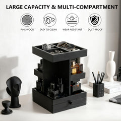 VYNOPA Rangement d accessoires bijoux et montres pour quotidien organisé.