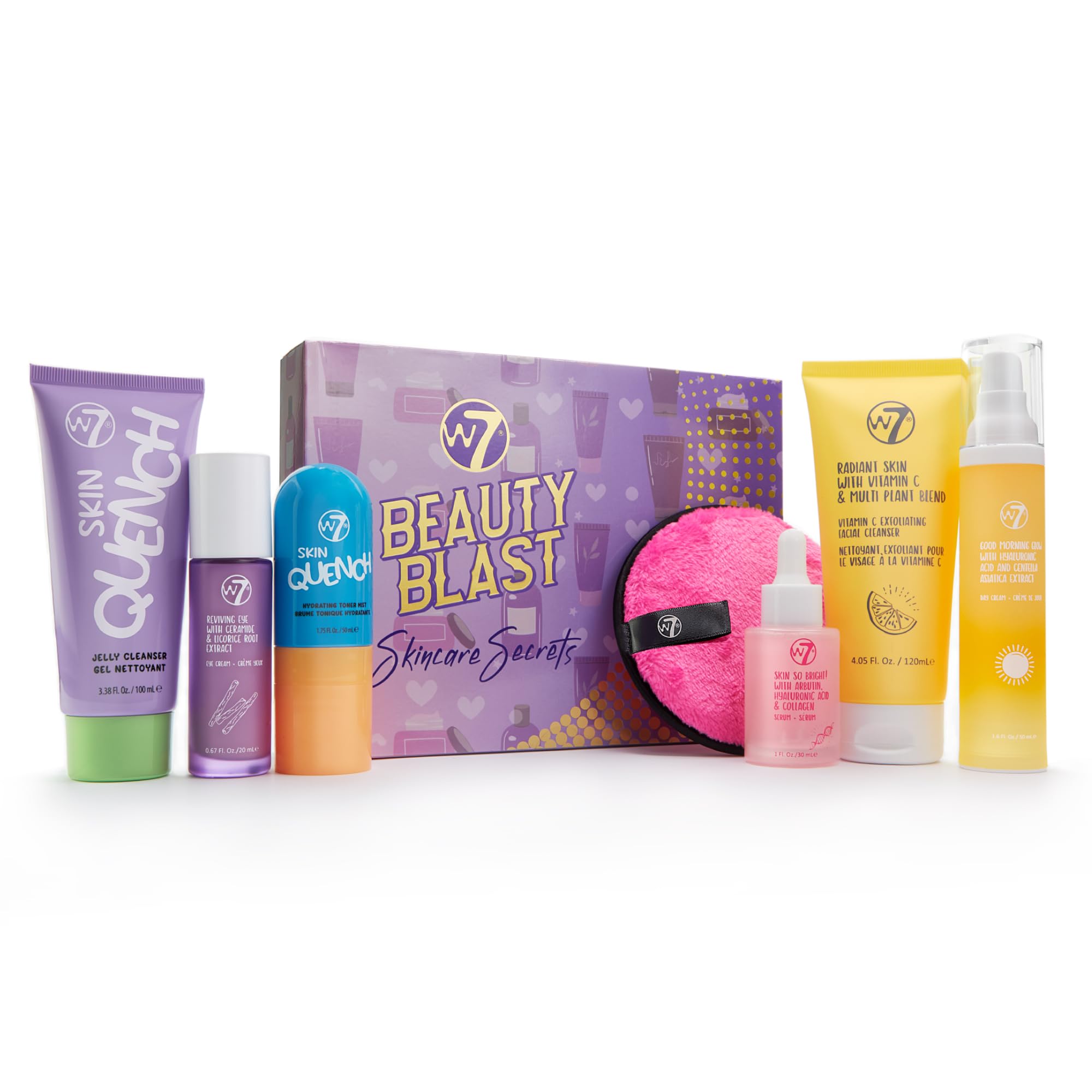 W7 Beauty Blast ensemble complet, coffret prêt à lancer votre routine beauté.
