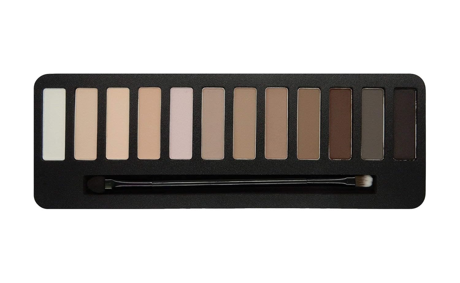 W7 Mighty Matte Yeux 12 teintes nude, texture fine qui s'applique sans effort.