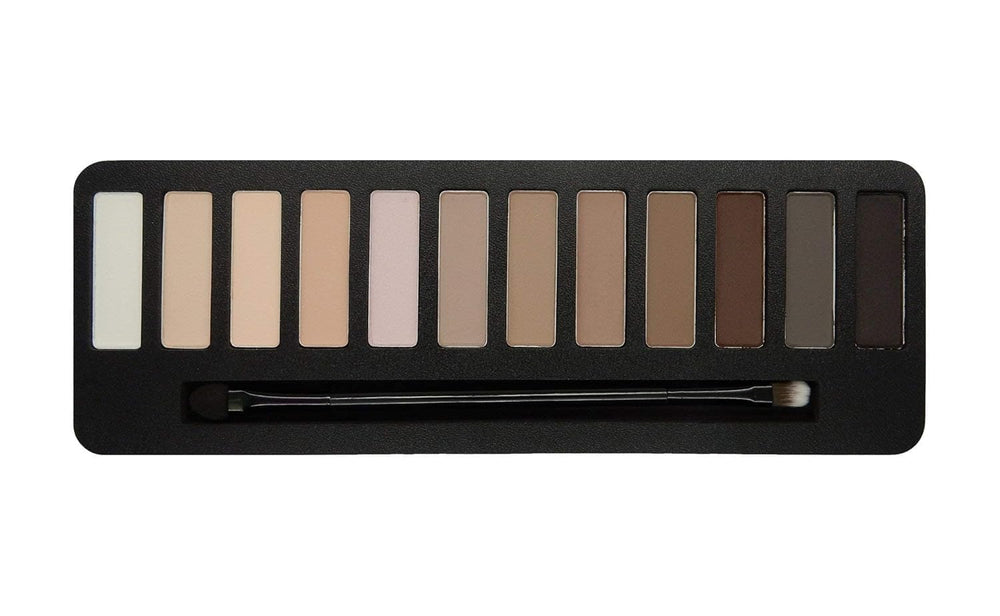 W7 Mighty Matte Yeux 12 teintes nude, texture fine qui s'applique sans effort.