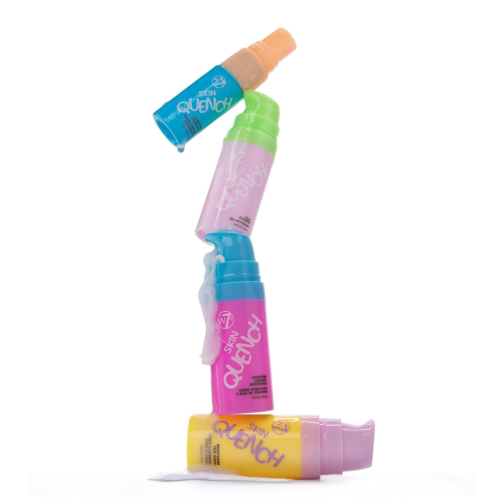 Coffret cadeau mini W7 Skin Quench Cuties, soin hydratant et stylé