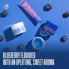 Gommage lèvres sucre W7 Sweet Dreams avec vitamine E et extrait de myrtille.