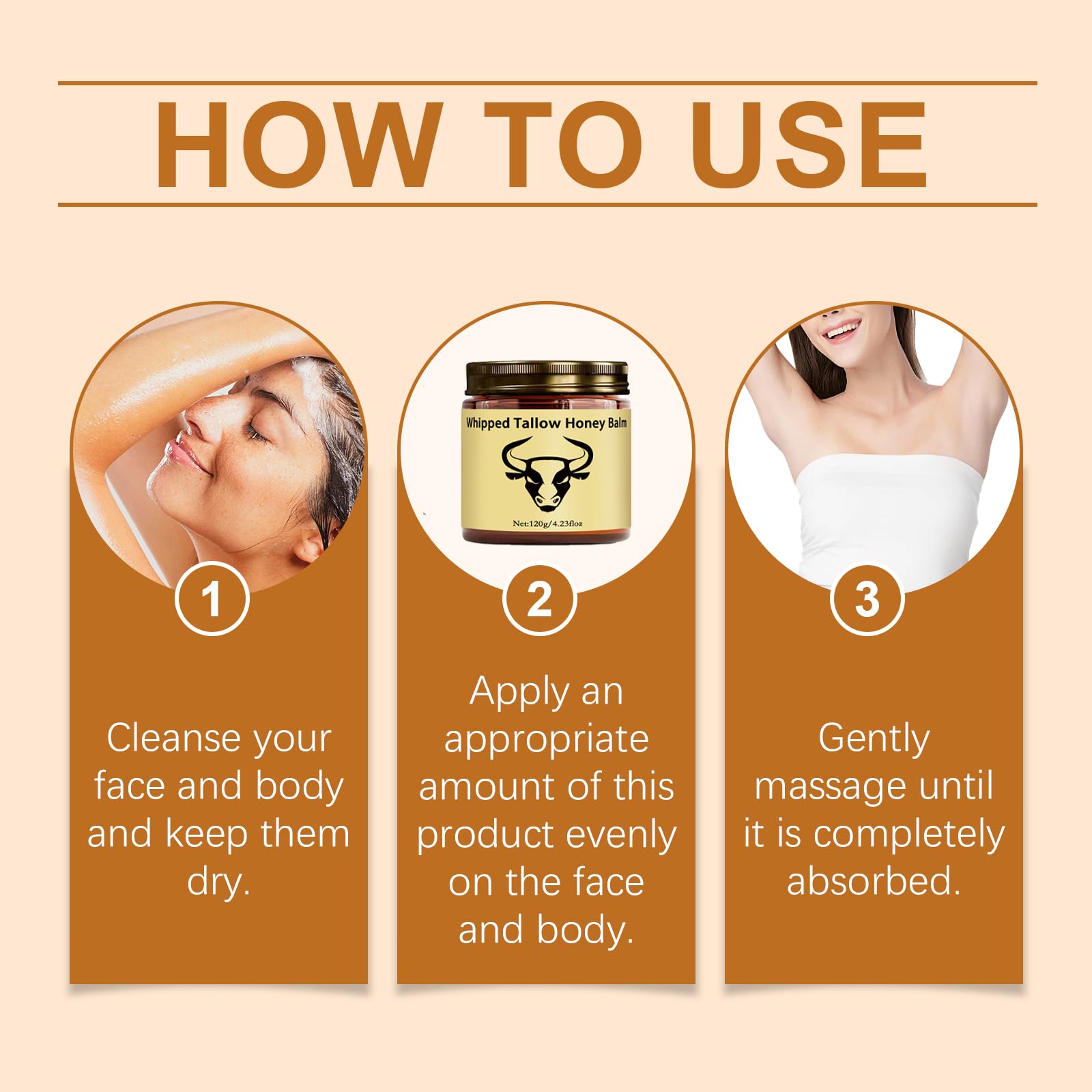 WAESKI balm being applied to dry skin for gentle hydration.