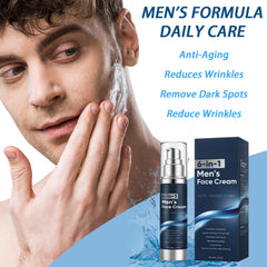 WAESKI crème-visage-homme-resultats-douceur: peau plus douce après usage.