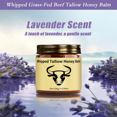 WAESKI whipped beef tallow honey balm texture, light and fast-absorbing.