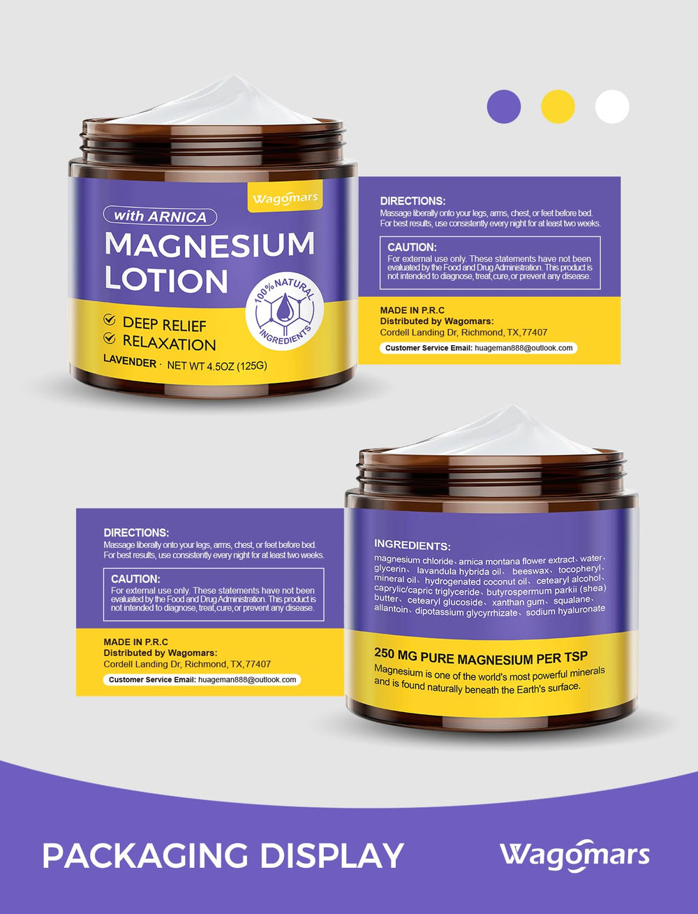Wagomars Lotion Magnésium – usage après sport pour détente.