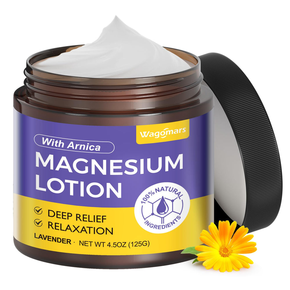 Wagomars Lotion Magnésium Naturelle – flacon, hydratation douce.