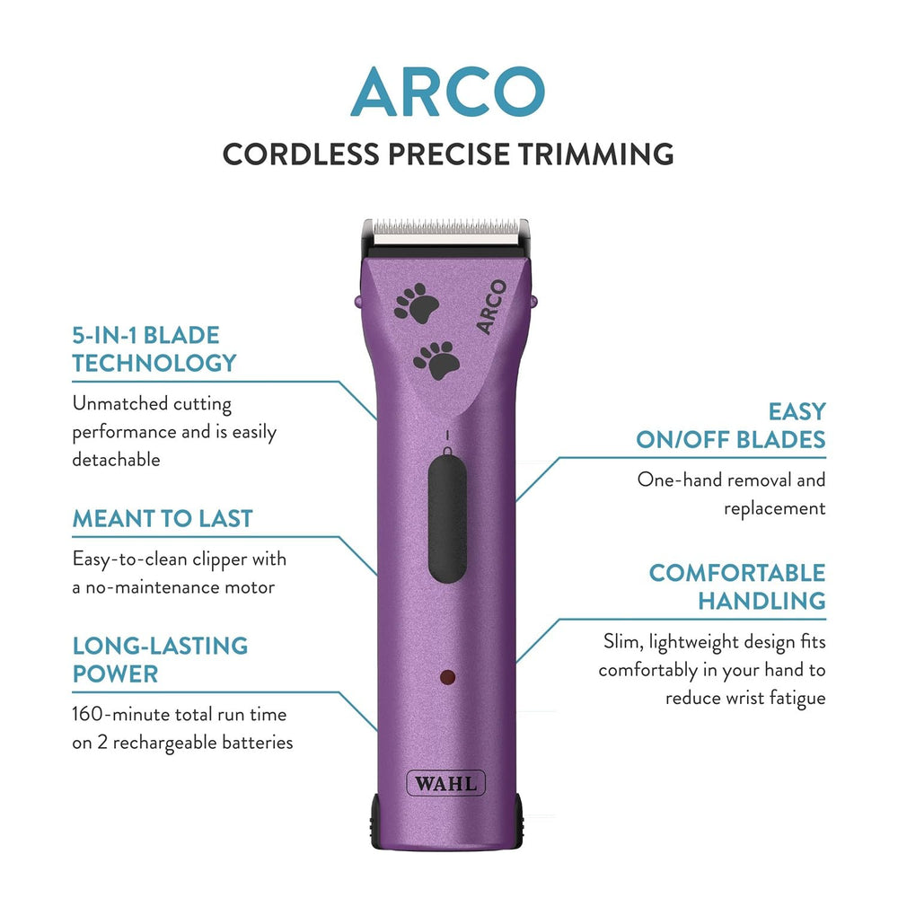 Lame fine 5-en-1 pour Wahl Arco avec multiples longueurs de coupe.