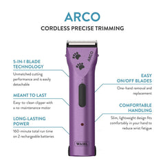Lame fine 5-en-1 pour Wahl Arco avec multiples longueurs de coupe.