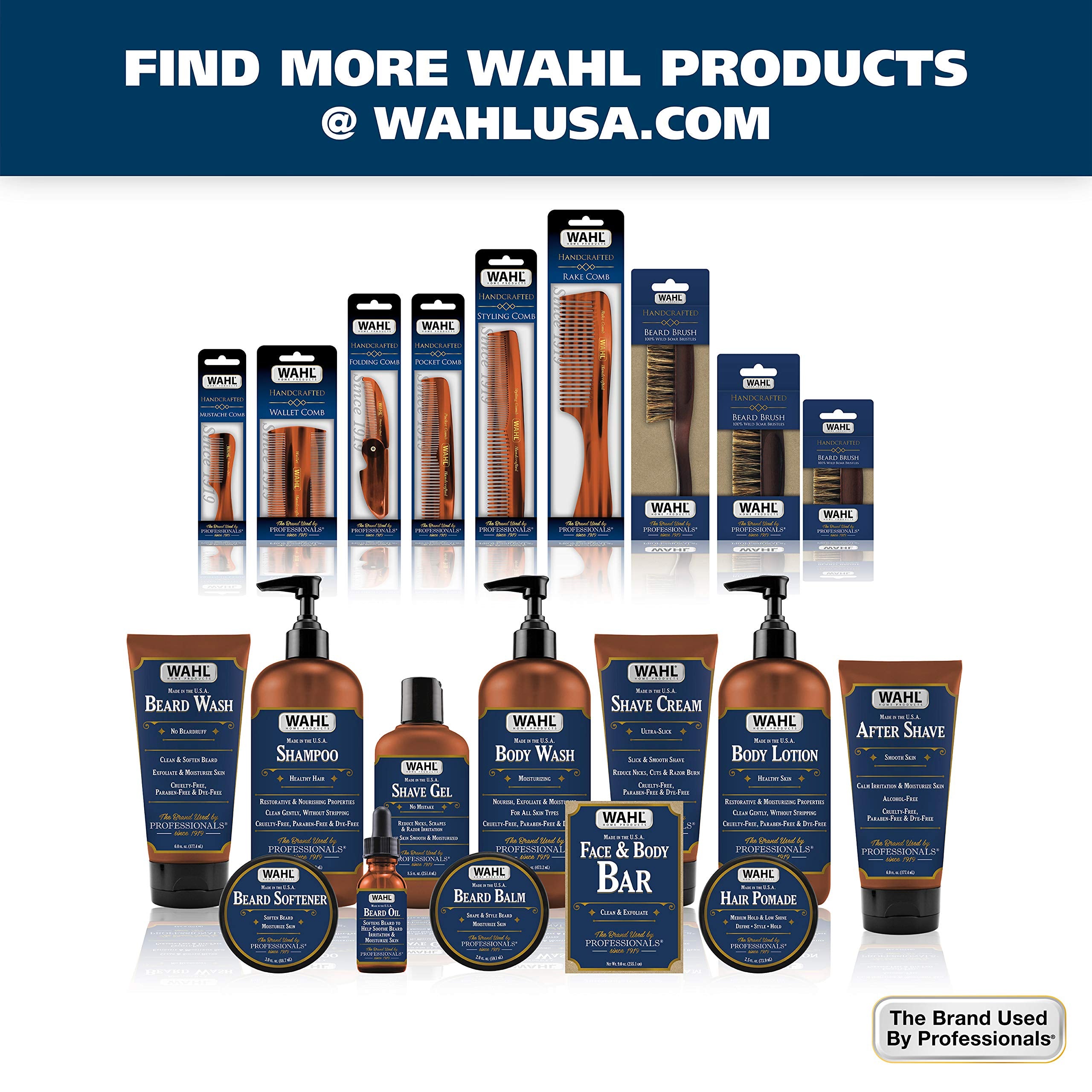 Wahl-detail-dents-arrondis-3324, pointes douces minimisent les tiraillements.