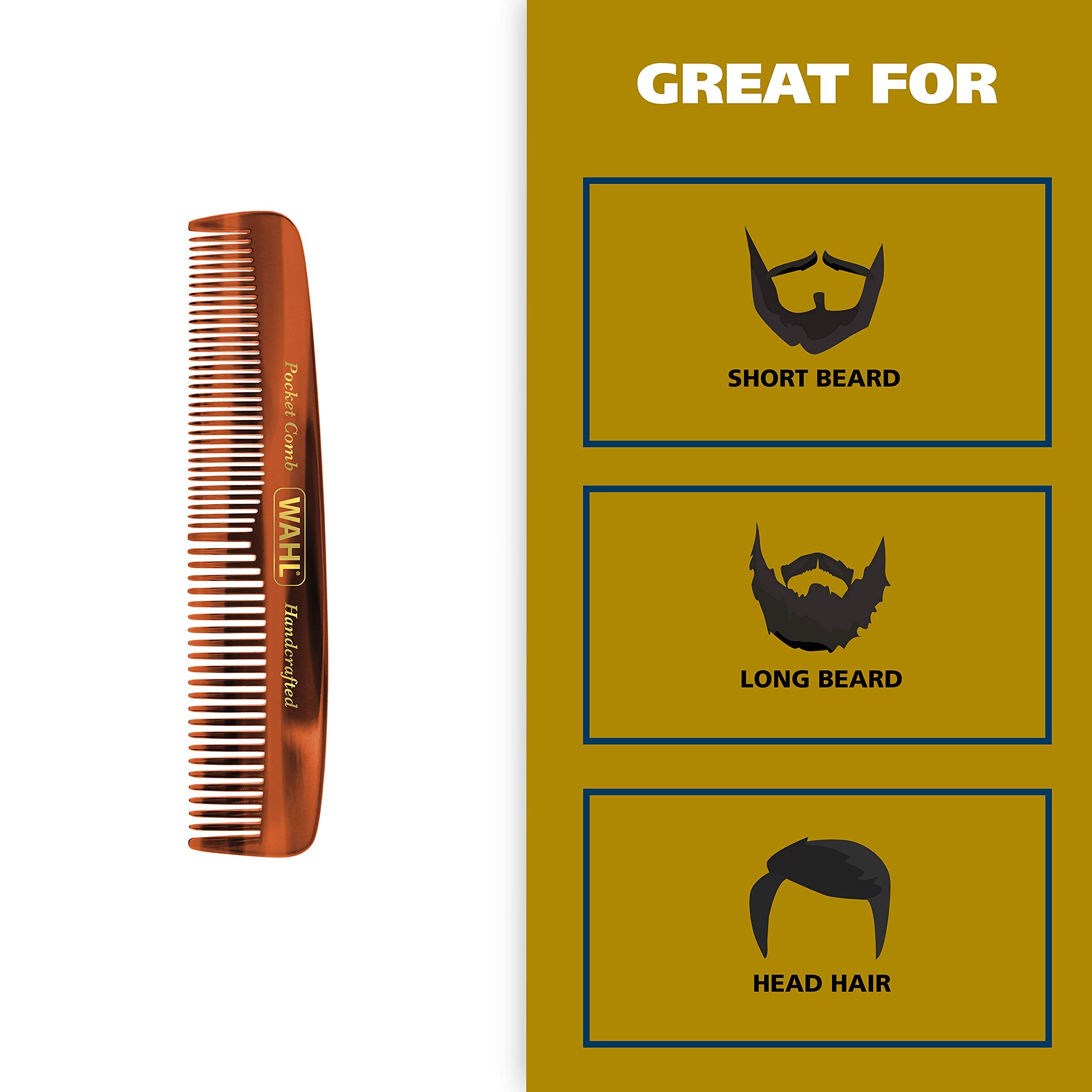 Wahl-peigne-compact-portable-3324, idéal pour la poche et les déplacements.