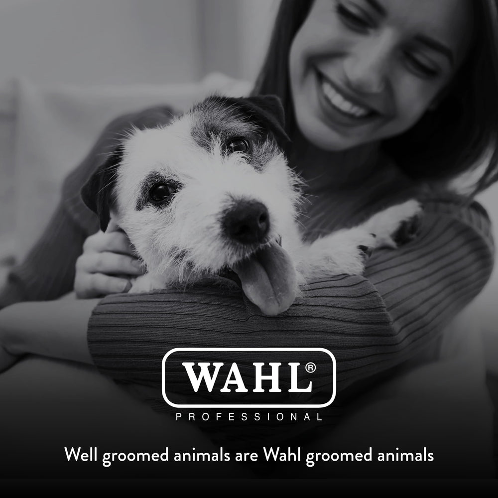 Lame Wahl Pro Animal 5-en-1 pour Motion, travail continu sans effort.