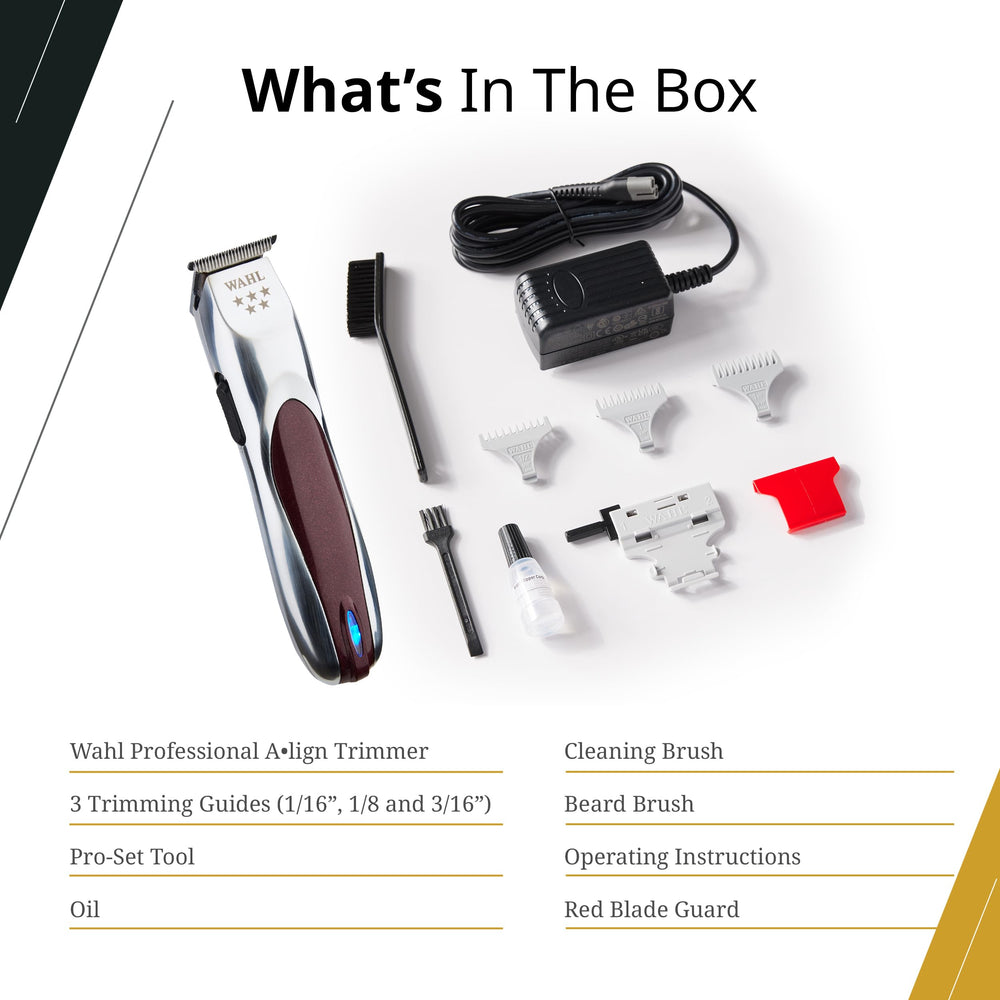 Wahl Professional Align Trimmer design ergonomique et leger