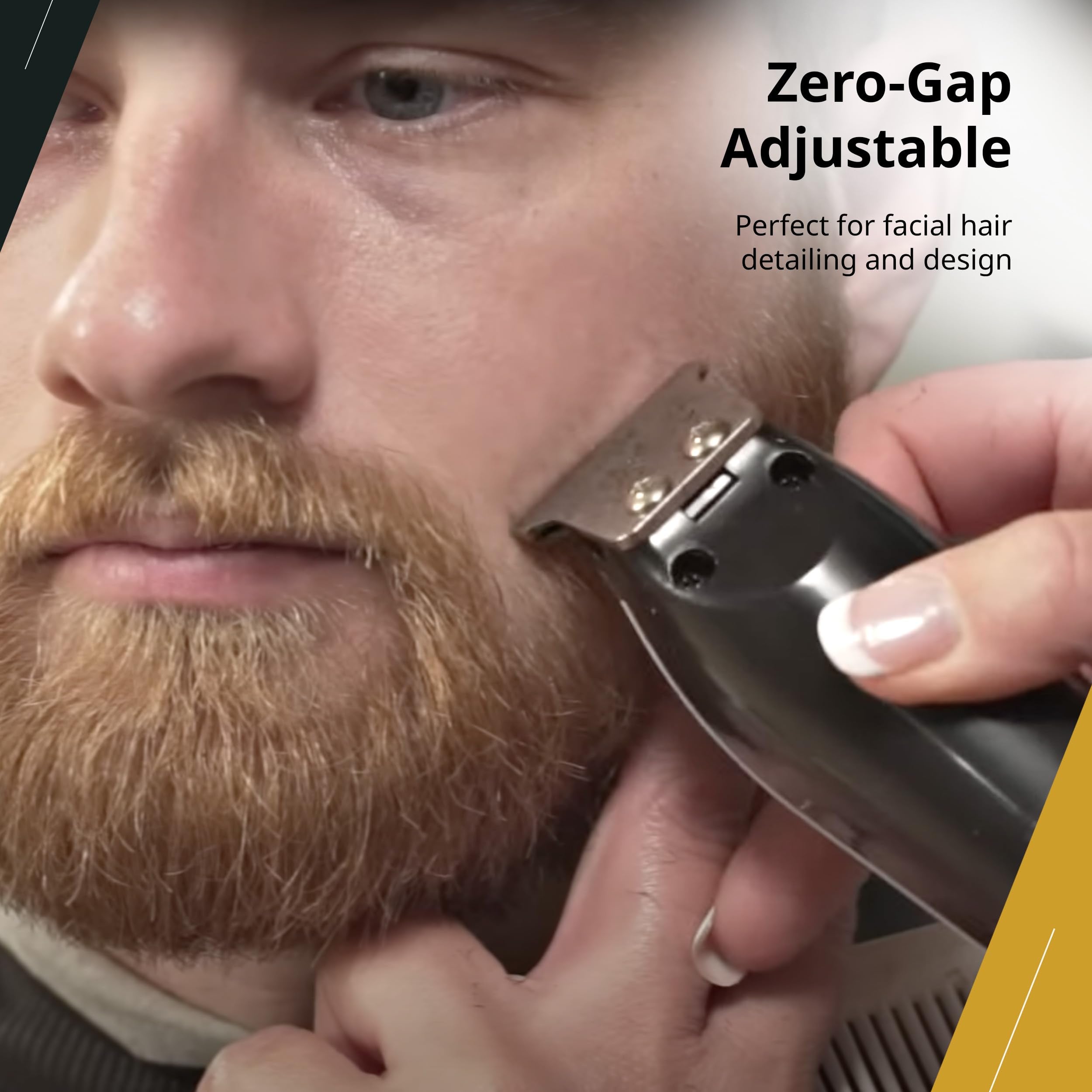 WahlDetailer Trimmer poignée ergonomique et compacte pour confort.
