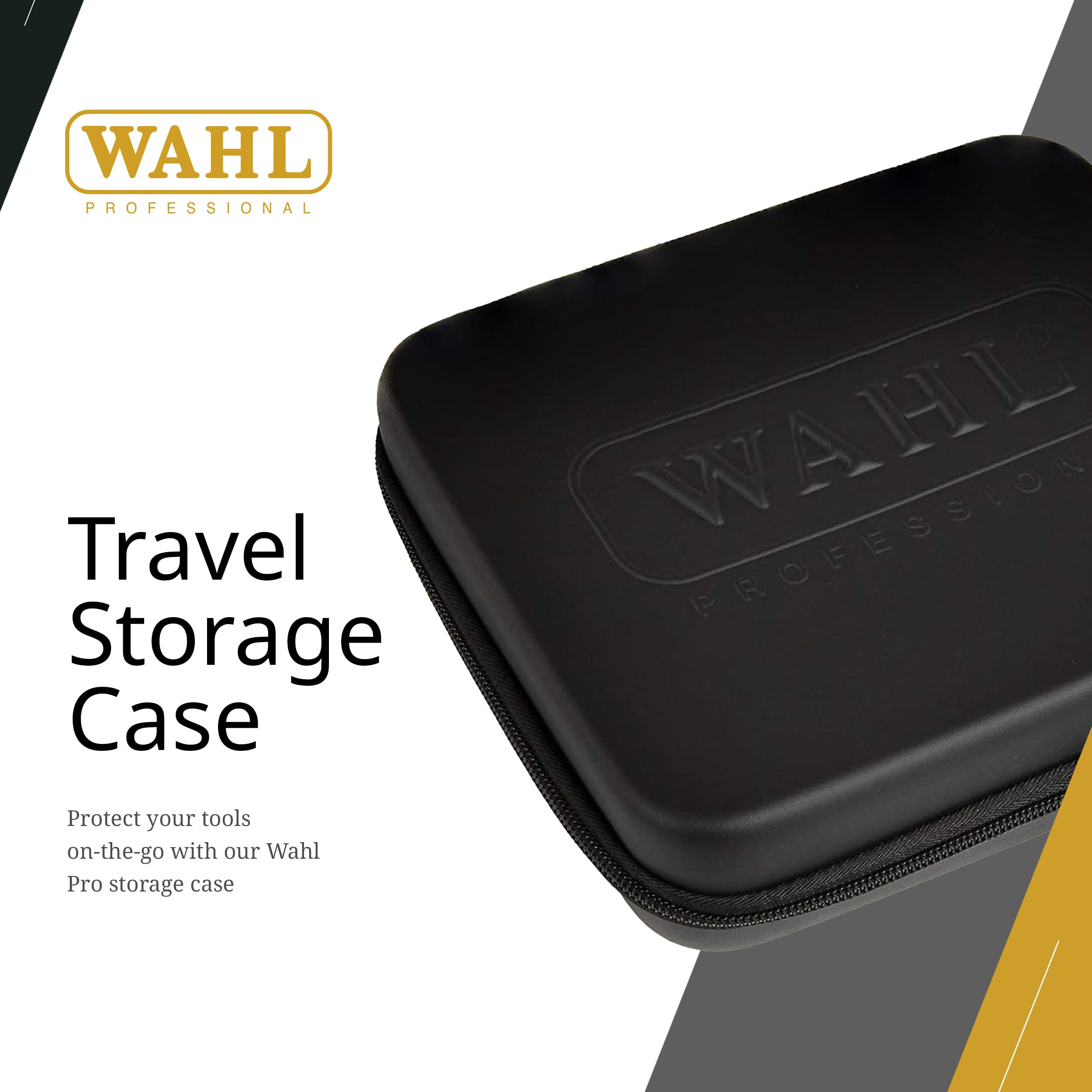 Wahl Professional étui voyage design compact facilite le transport et le rangement.
