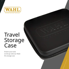 Wahl Professional étui voyage design compact facilite le transport et le rangement.